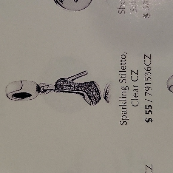 Pandora Sparkling Stiletto charm - Picture 7 of 7